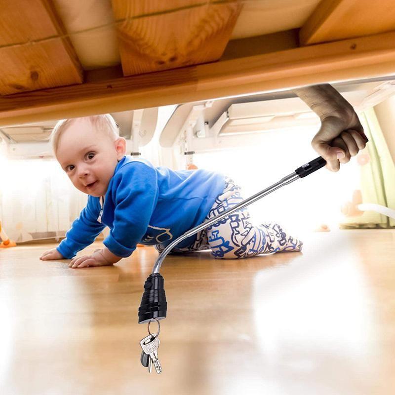 Telescoping Flexible Magnetic Pickup LED Flashlight