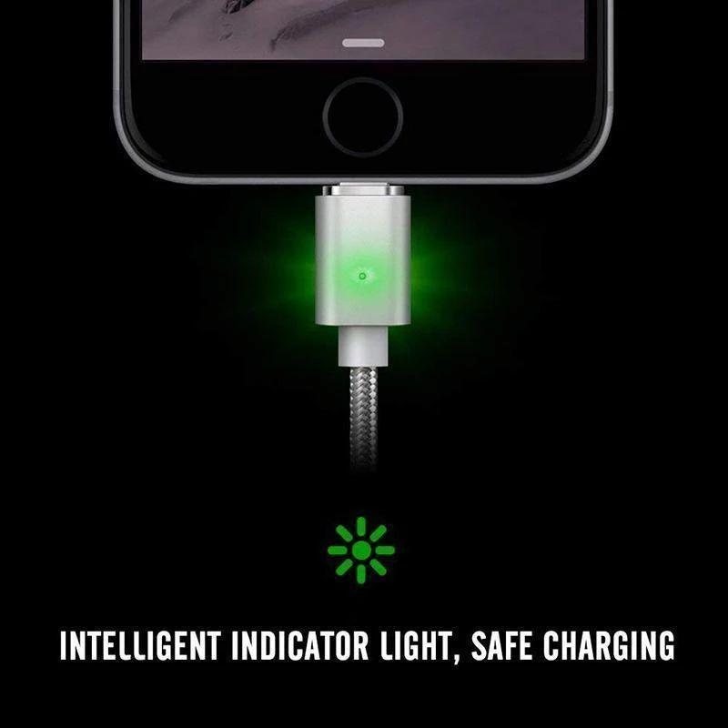 3-in-1 Magnetic Cable For Micro USB&Type-C&iPhone
