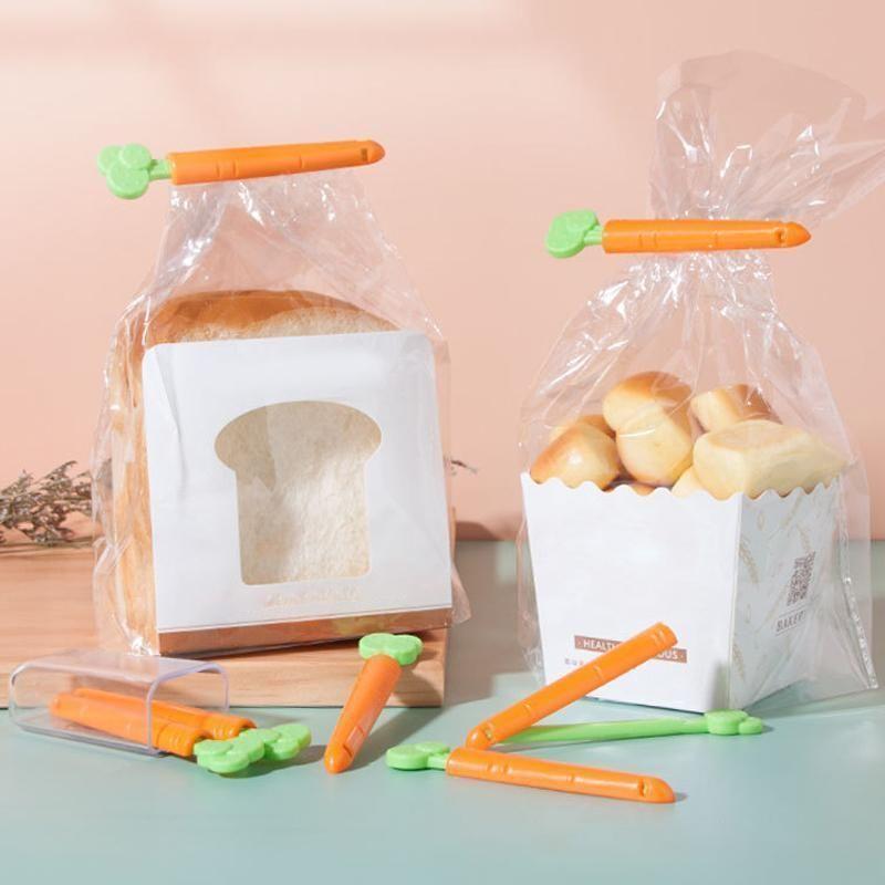 Carrot Food Bag Sealing Clip, 5 PCs