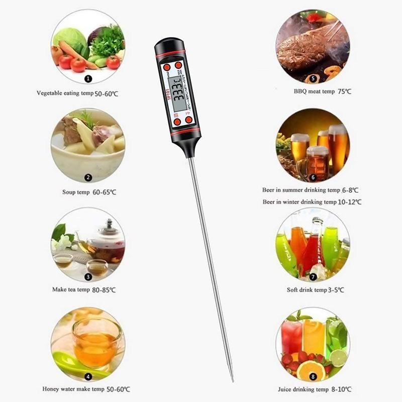 Kitchen Cooking Digital Multi-Functional Thermometer