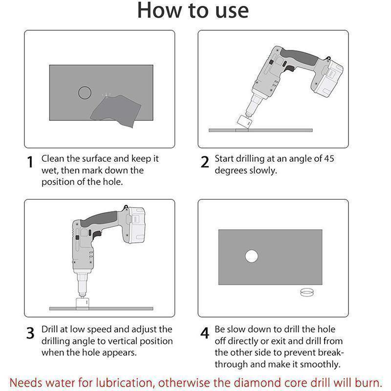 Diamond Hole Drill Bit 14 Pcs Set