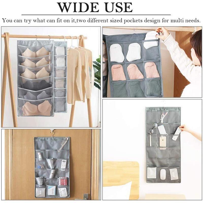 Double-Side Hanging Underwear Organizer