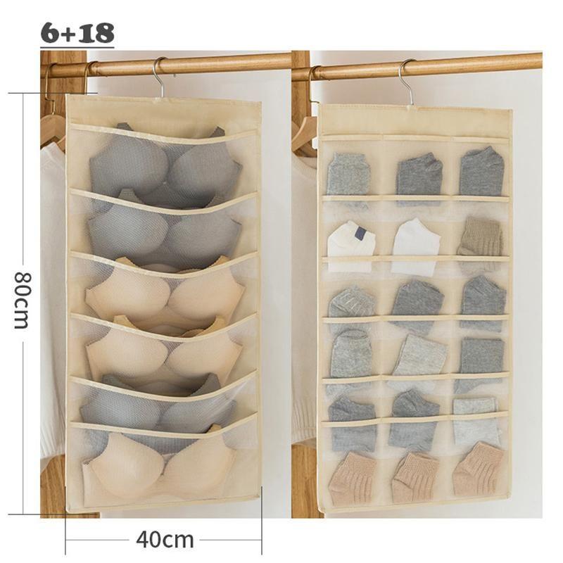 Double-Side Hanging Underwear Organizer
