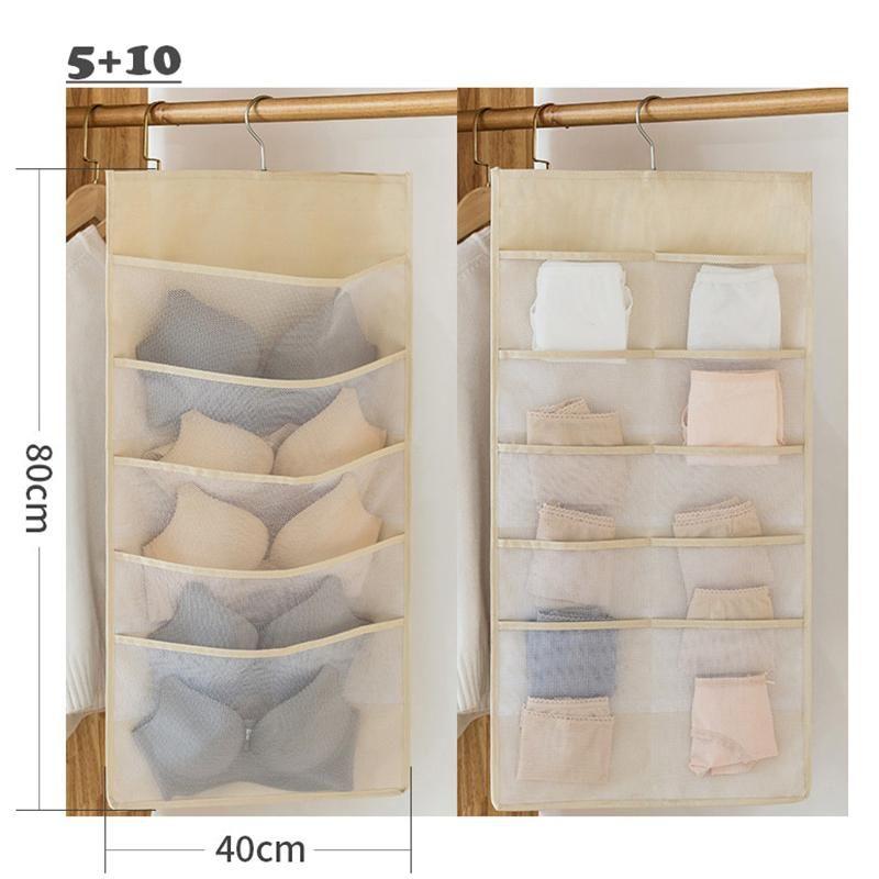 Double-Side Hanging Underwear Organizer