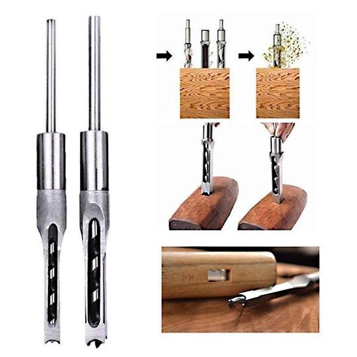 Premium square hole drilling tool