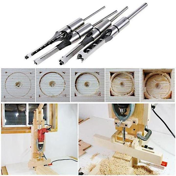 Premium square hole drilling tool