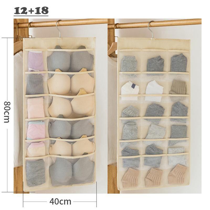 Double-Side Hanging Underwear Organizer