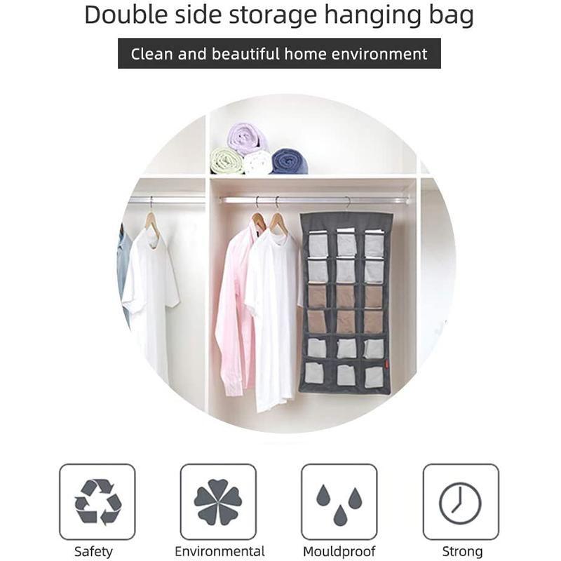 Double-Side Hanging Underwear Organizer