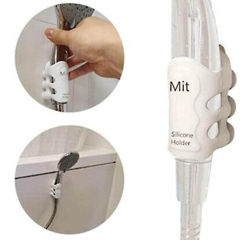 Silicone shower head holder