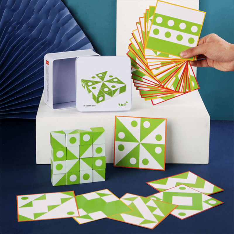 3D Puzzle Cube Building Blocks