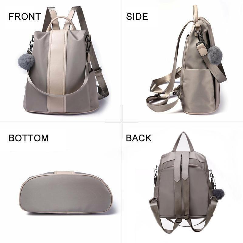 Waterproof Nylon Anti-Theft Backpack