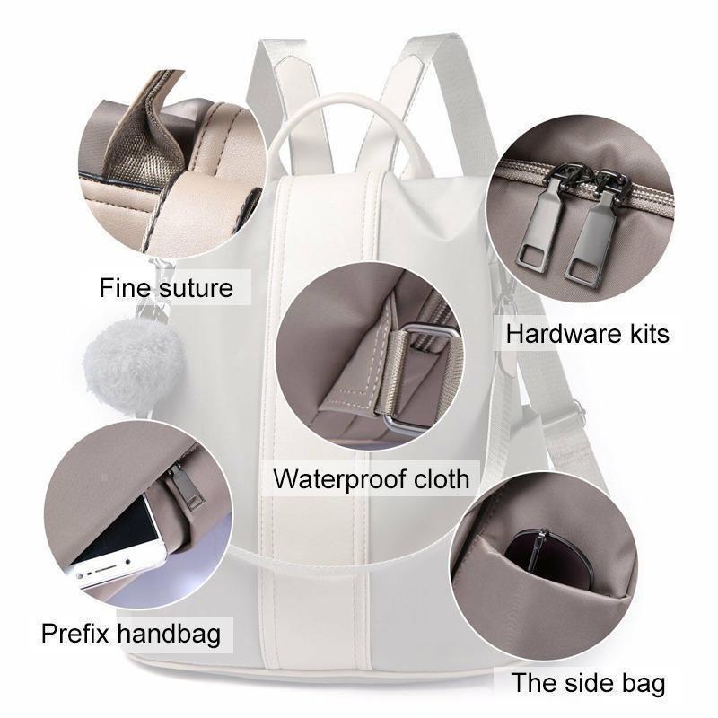 Waterproof Nylon Anti-Theft Backpack