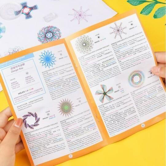 Spirograph Drawing Ruler Set