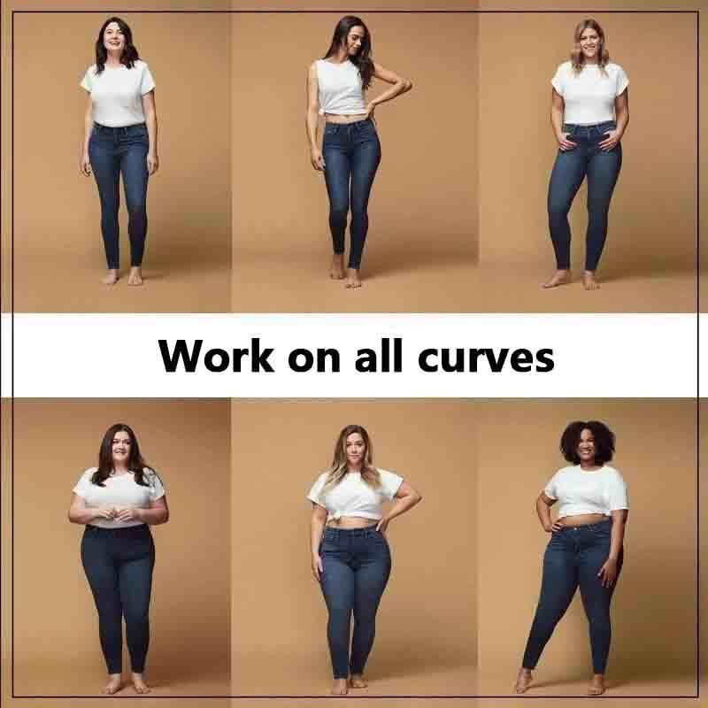 Fleece-lined Denim Trousers