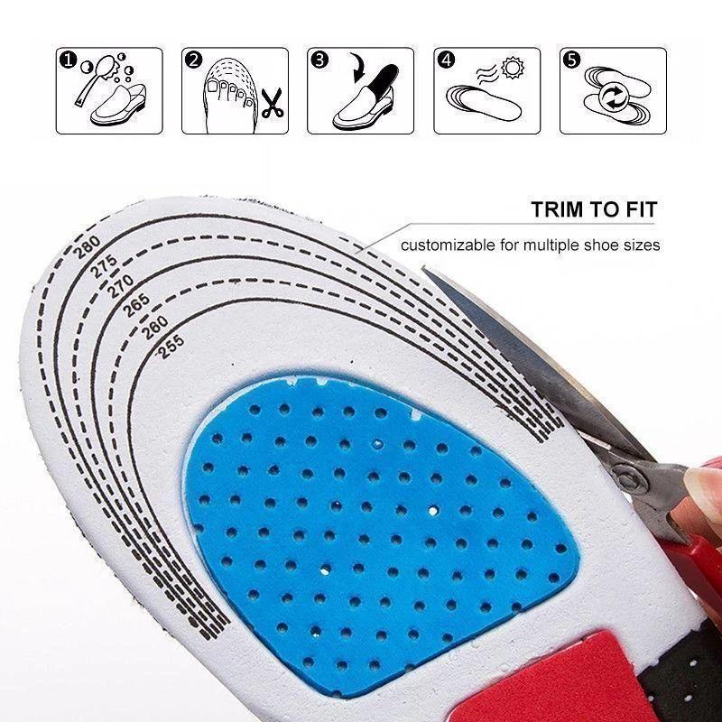 Breathable Silicone Orthopedic Insoles