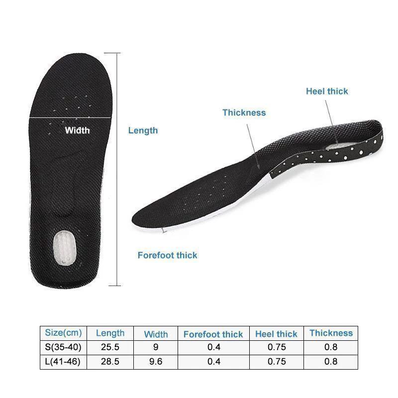 Breathable Silicone Orthopedic Insoles