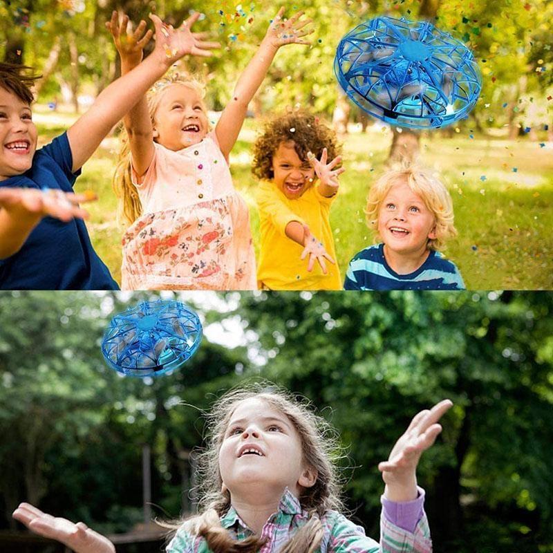 Mini UFO Drone Hand Controlled Flying Toys