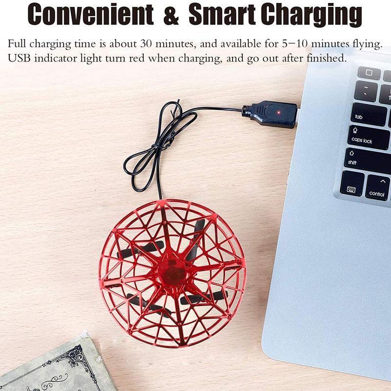 Mini UFO Drone Hand Controlled Flying Toys