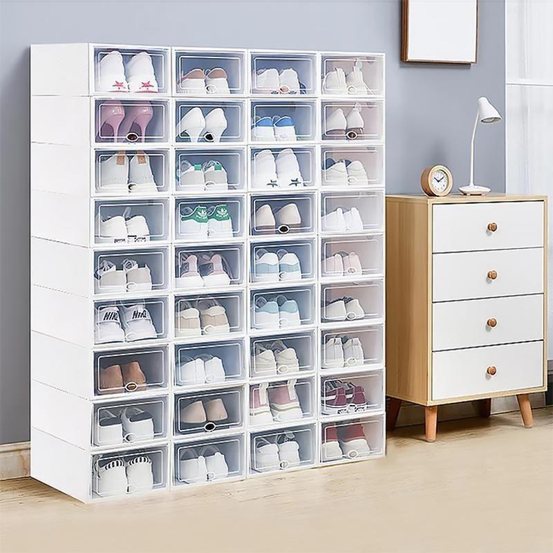 Shoe box with drawers
