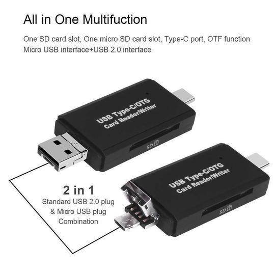 3-in-1 card reader