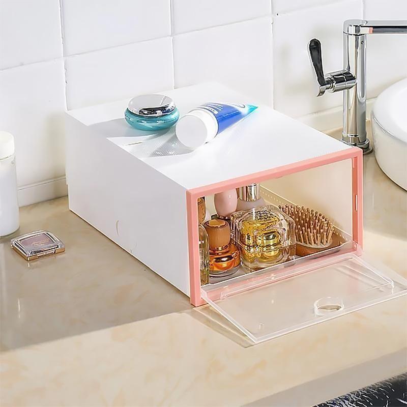 Shoe box with drawers