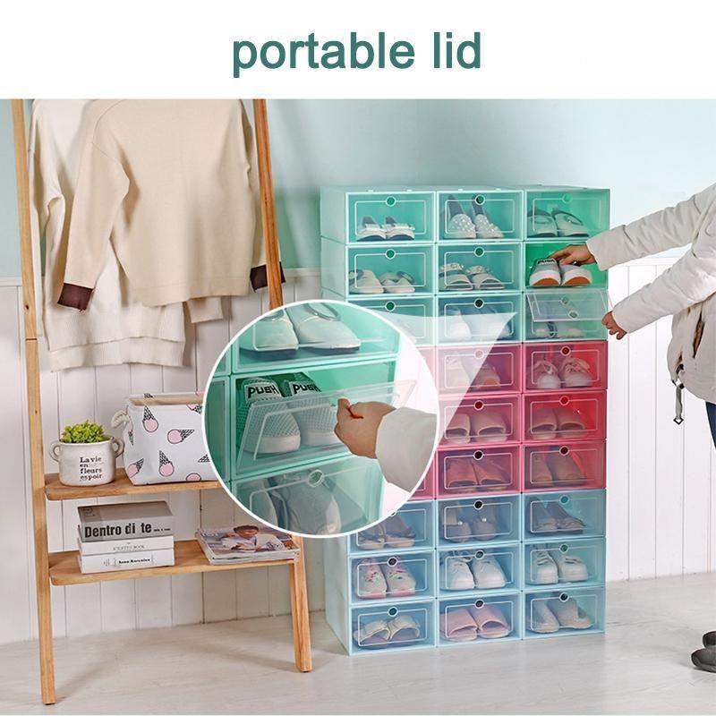 Shoe box with drawers