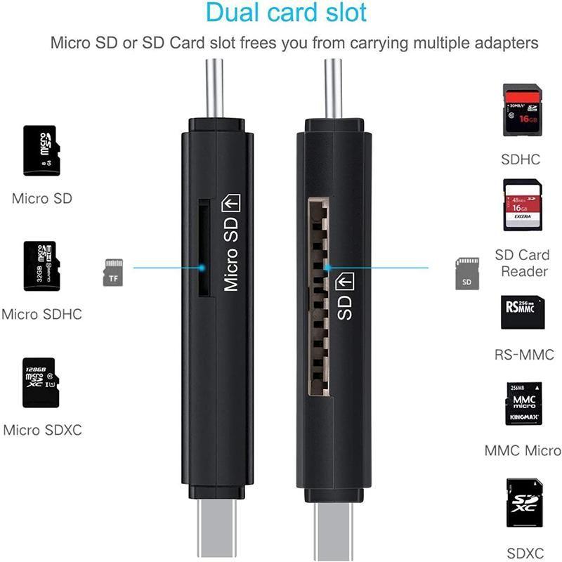 3-in-1 card reader