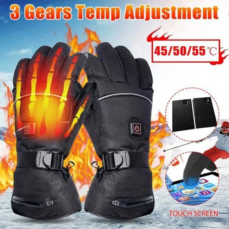 Electric Battery Heating Gloves Adjustable Temperature for Men/Women