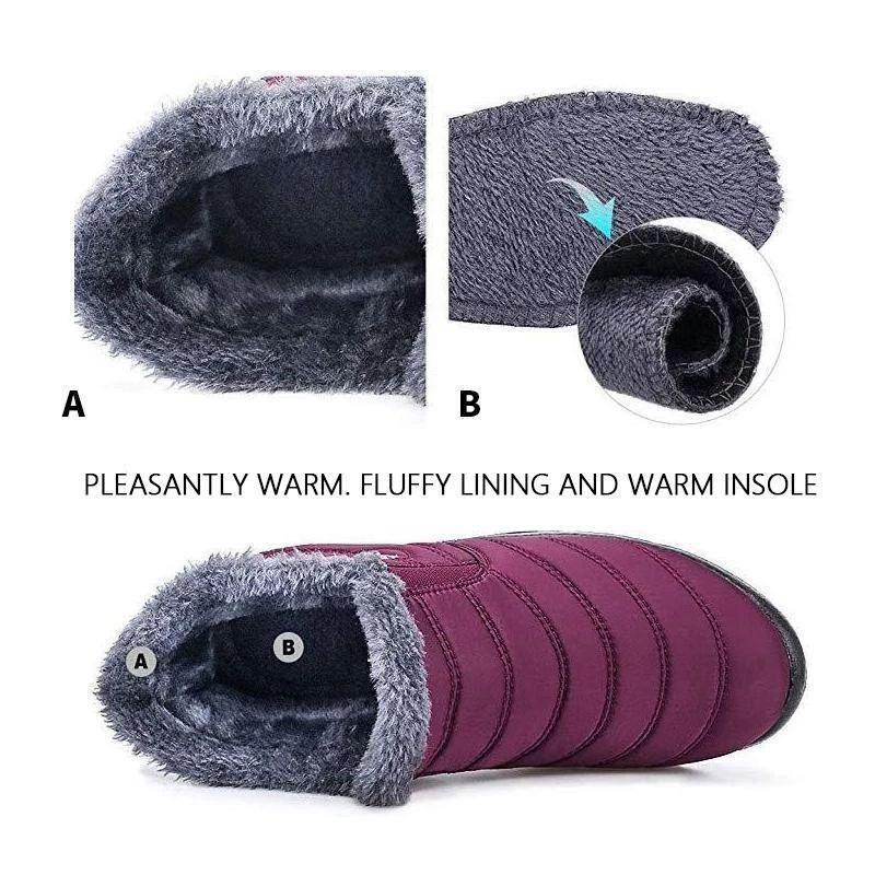 Winter warm snow waterproof cotton shoes