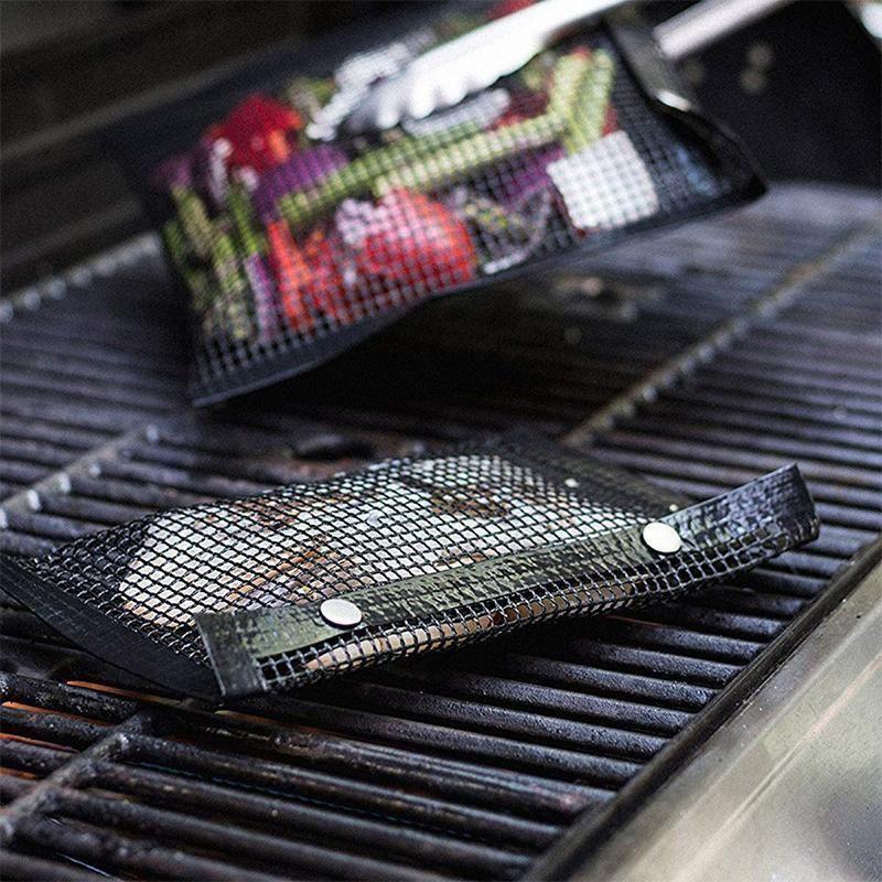 Reusable Mesh Non-stick Mesh BBQ Bags