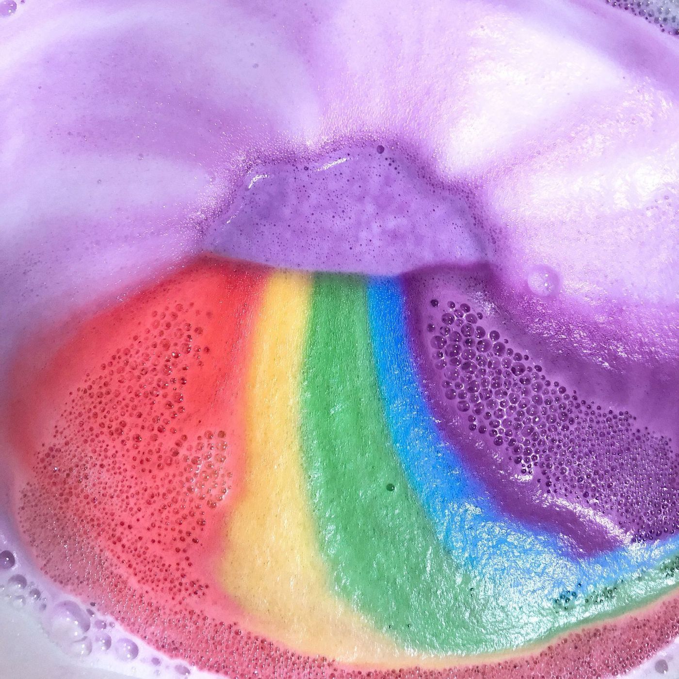 Rainbow Bath Bomb