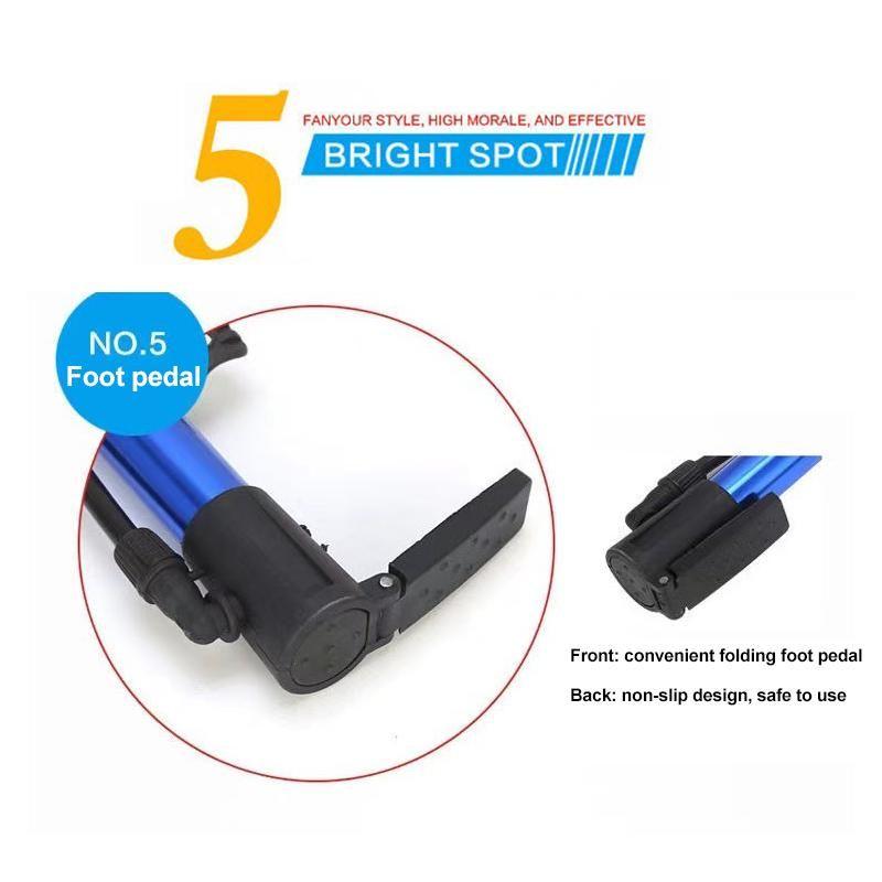 Portable High Pressure Air Pump Bike Pump