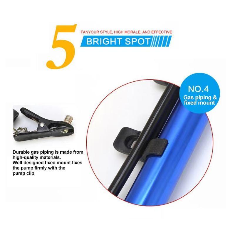 Portable High Pressure Air Pump Bike Pump