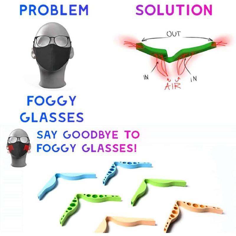 Anti-Fog Nose Bridge Prevent Glasses From Fogging