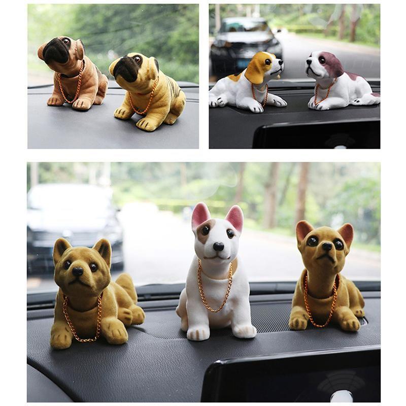 Car Ornaments Shaking His Head Dog