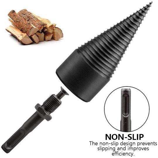 Firewood Drill Bit with Round Shank