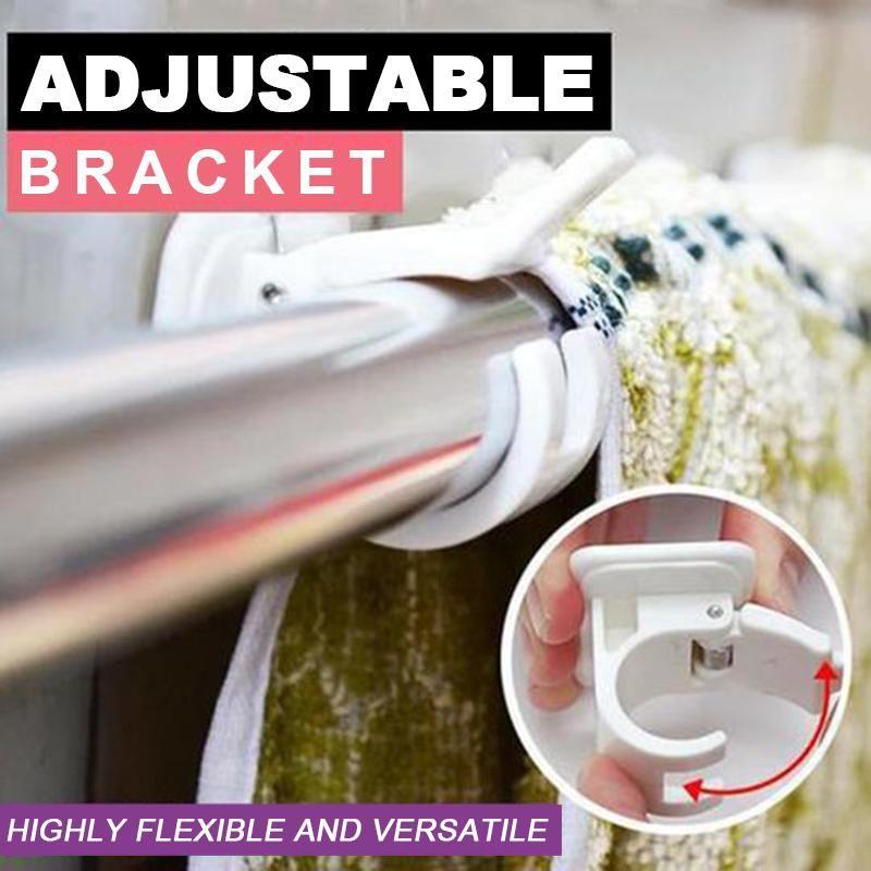 Nailless Adjustable Pole Bracket Mounts