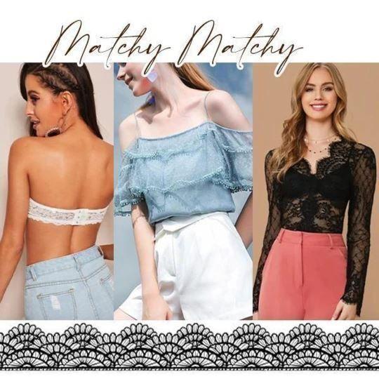 The most comfortable strapless lace bra