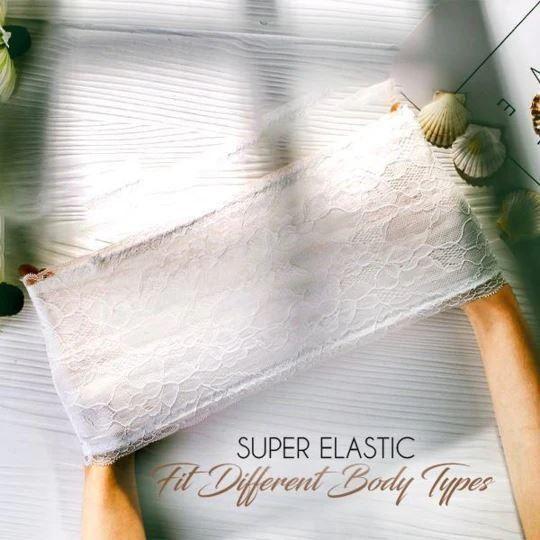 The most comfortable strapless lace bra