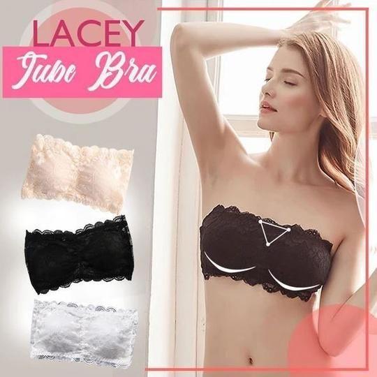The most comfortable strapless lace bra