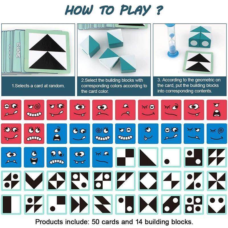 Puzzle Building Cubes