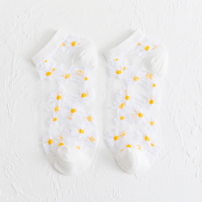 Translucent Daisy Socks