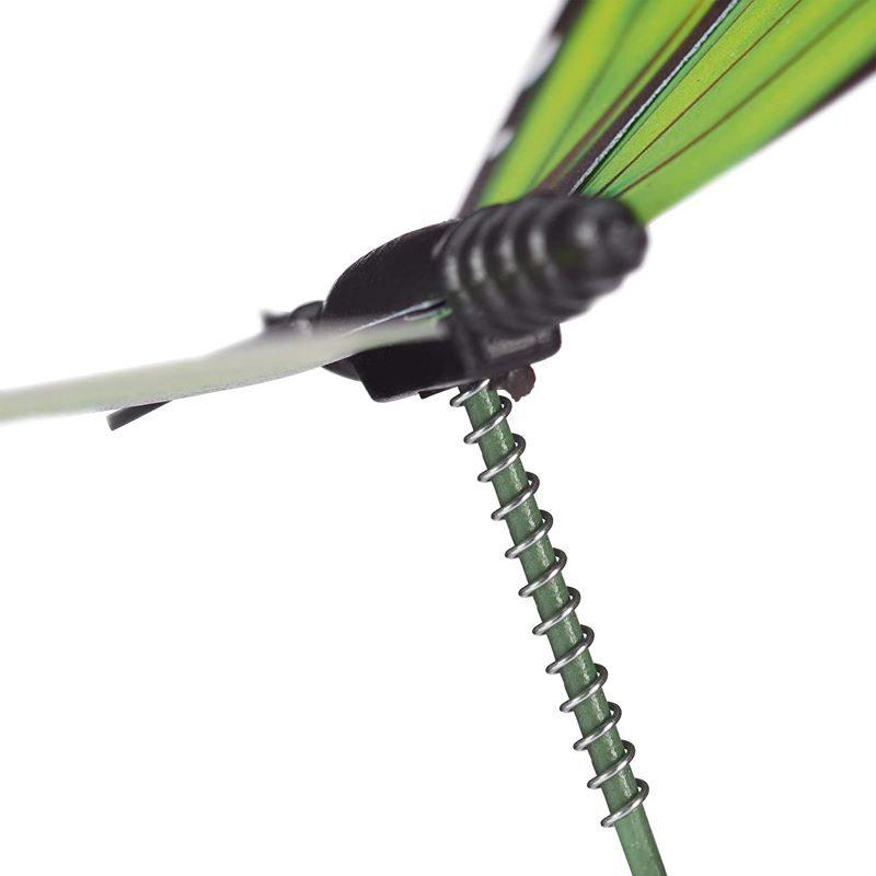 PVC simulation decoration butterfly with metal rod