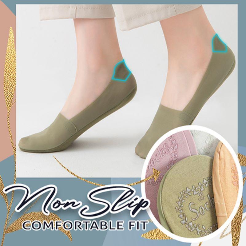 Free Cut Non Slip Ice Silk Socks
