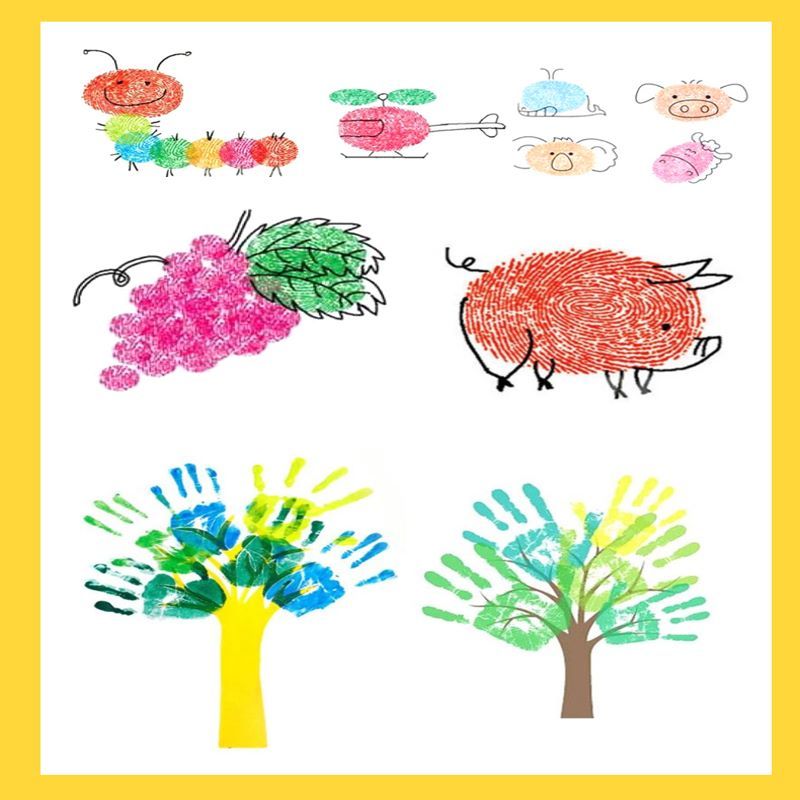 FUNNY FINGER PAINTING KIT