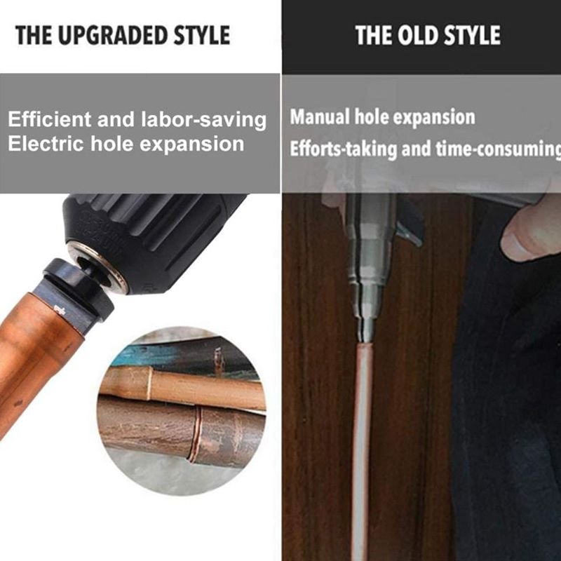 6pcs Copper Pipe Swaging Tool Drill Bits