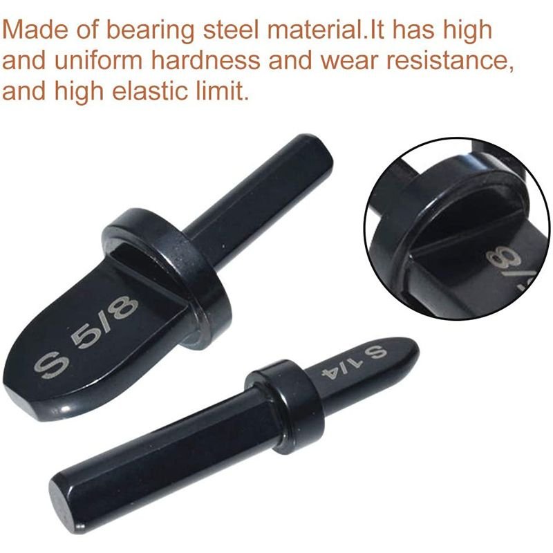 6pcs Copper Pipe Swaging Tool Drill Bits