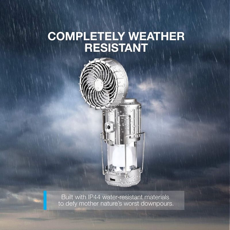Portable Outdoor LED Camping Lantern With Fan