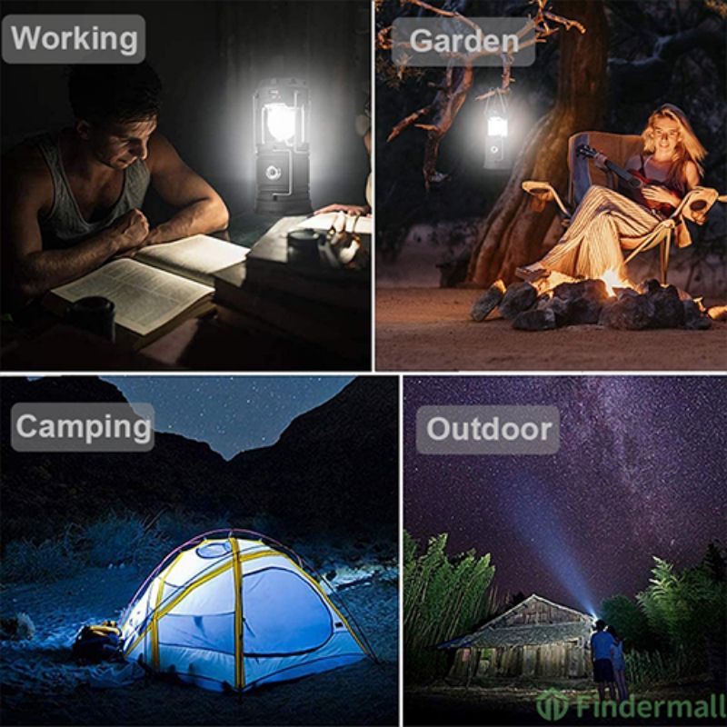Portable Outdoor LED Camping Lantern With Fan