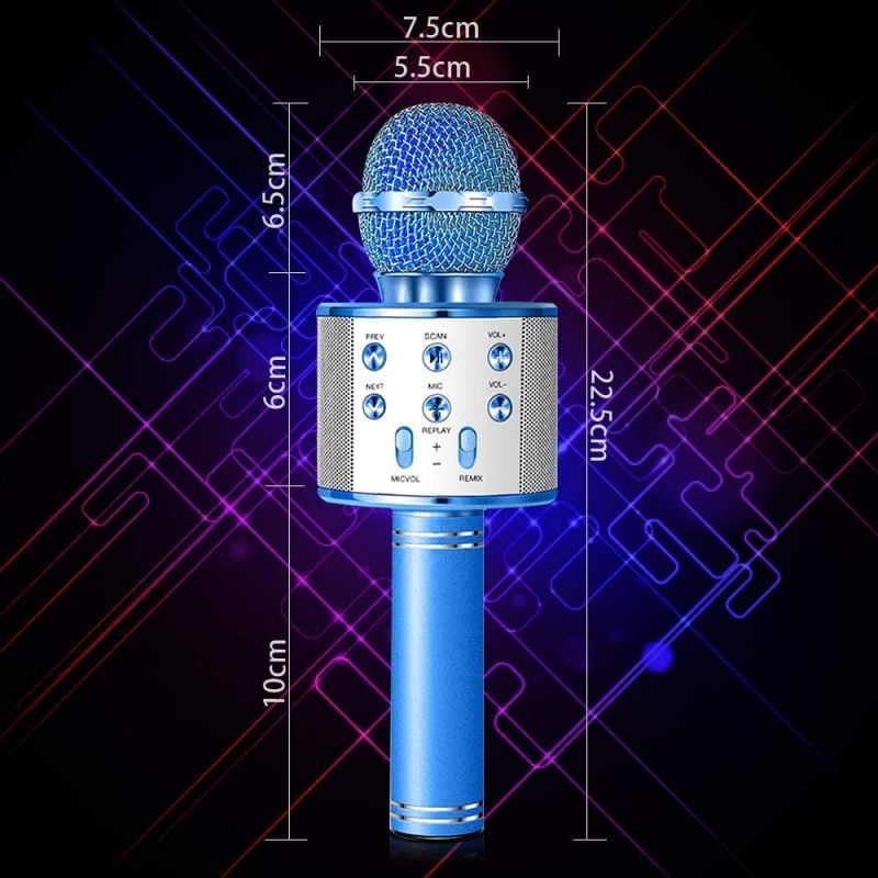 WIRELESS BLUETOOTH KARAOKE MICROPHONE